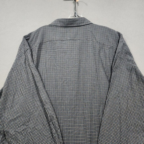 Polo Ralph Lauren Shirt Mens 3XB Black White Chekcer 100% Cotton Black Pony Vtg - Picture 15 of 16